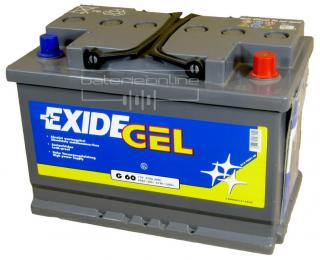 Exide Equipment Gel 12V/56Ah ES650 (Trakční baterie Exide Equipment Gel 12V/56Ah ES 650)
