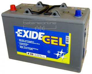Exide Equipment Gel 12V/85Ah ES950 (Trakční baterie Exide Equipment Gel 12V/85Ah ES 950)