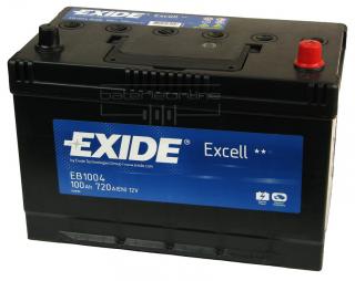 EXIDE Excell 12V/100Ah EB1004 (Autobaterie EXIDE Excell 12V/100Ah (EB1004))