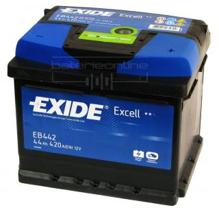 EXIDE Excell 12V/44Ah EB442 (Autobaterie EXIDE Excell 12V/44Ah)