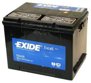 EXIDE Excell 12V/55Ah USA EB558 (Autobaterie EXIDE Excell 12V/55Ah)