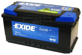 EXIDE Excell 12V/85Ah EB852 (Autobaterie EXIDE Excell 12V/85Ah)