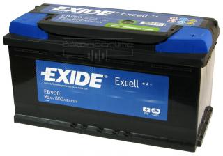 EXIDE Excell 12V/95Ah EB950 (Autobaterie EXIDE Excell 12V/95Ah)