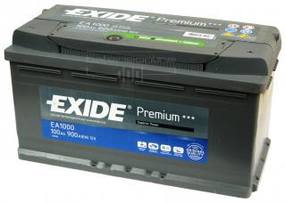 EXIDE Premium 12V/100Ah EA1000 (Autobaterie EXIDE Premium 12V/100Ah)