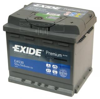 EXIDE Premium 12V/53Ah EA530 (Autobaterie EXIDE Premium 12V/53Ah)