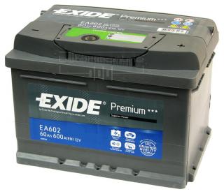 EXIDE Premium 12V/61Ah EA612 (Autobaterie EXIDE Premium 12V/61Ah)
