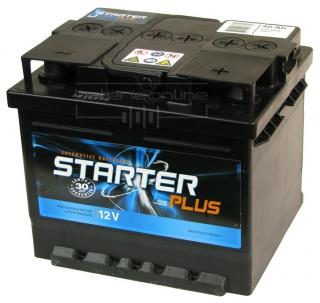 STARTER PLUS 12V/40Ah - BEZÚDRŽBOVÁ ! (Autobaterie STARTER PLUS 12V/40Ah)