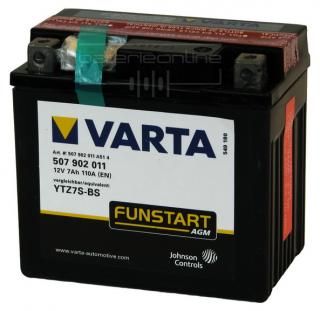 VARTA AGM 12V/7Ah YTZ7S-BS (Motobaterie VARTA AGM 12V/7Ah (YTZ7S))