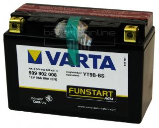 VARTA AGM 12V/9Ah YT9B-BS (Motobaterie VARTA AGM 12V/9Ah (YT9B-BS))