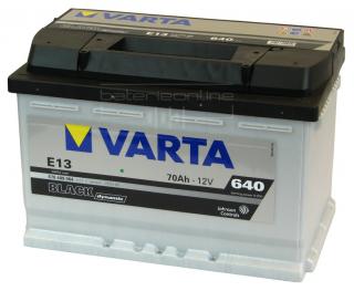 VARTA Black dynamic 12V/70Ah (Autobaterie VARTA Black dynamic 12V/70Ah)