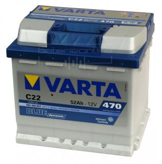 VARTA Blue dynamic 12V/52Ah (Autobaterie VARTA Blue dynamic 12V/52Ah)