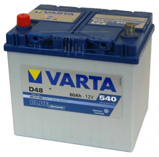 VARTA Blue dynamic 12V/60Ah - Levá (Autobaterie VARTA Blue dynamic 12V/60Ah - Levá)