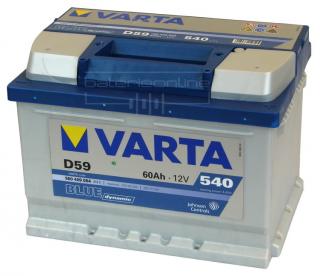 VARTA Blue dynamic 12V/60Ah - nízká (Autobaterie VARTA Blue dynamic 12V/60Ah - nízká)