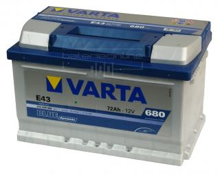 VARTA Blue dynamic 12V/72Ah (Autobaterie VARTA Blue dynamic 12V/72Ah)