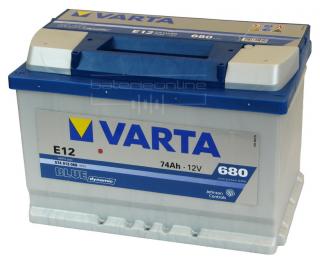 VARTA Blue dynamic 12V/74Ah - Levá (Autobaterie VARTA Blue dynamic 12V/74Ah - Levá)