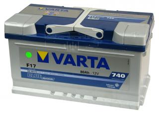 VARTA Blue dynamic 12V/80Ah (Autobaterie VARTA Blue dynamic 12V/80Ah)