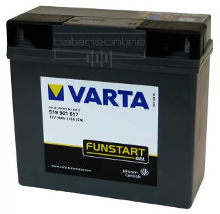 VARTA GEL 12V/19Ah 519901GEL (Motobaterie VARTA GEL 12V/19Ah (519901))