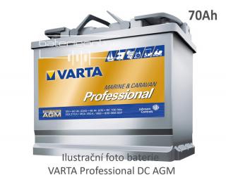 VARTA Professional AGM 12V-70Ah 840070 (Trakční baterie VARTA Professional AGM 12V-70Ah)