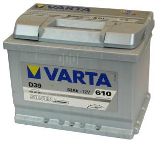 VARTA Silver dynamic 12V/63Ah - Levá (Autobaterie VARTA Silver dynamic 12V/63Ah - Levá)