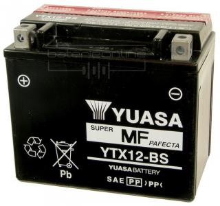 YUASA MF 12V/10Ah YTX12-BS (Motobaterie YUASA MF 12V/10Ah)