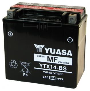 YUASA MF 12V/12Ah YTX14-BS (Motobaterie YUASA MF 12V/12Ah)