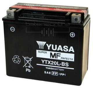 YUASA MF 12V/18Ah YTX20L-BS (Motobaterie YUASA MF 12V/18Ah)