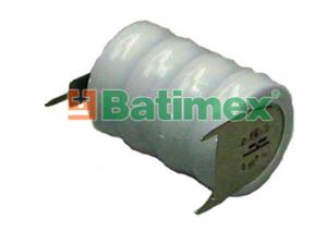 BATIMREX - 4H80BC 80mAh 0,4 Wh NiMH 4,8 V deska 2x1