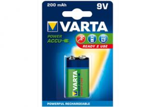 BATIMREX - 9V 6F22 6LR61 200mAh baterie Varta ready2Use