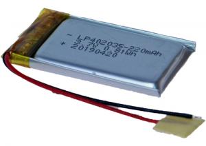 BATIMREX - Baterie 3,7 V Li-Polymer LP402035 220 mAh
