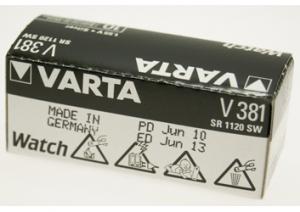 BATIMREX - Baterie 381 Varta 49mAh 1,55 V AG8 SR55 SR1120SW