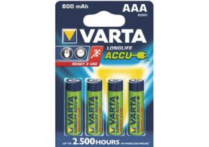 BATIMREX - Baterie AAA R03 800mAh Varta Longlife Ready2Use B4