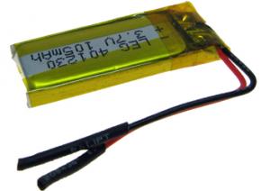 BATIMREX - Baterie LP401230 Li-Polymer 3,7 V + PCM, 105 mAh