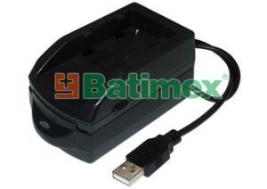BATIMREX - GE GB-20 USB nabíječka BCH023 s výměnným adaptérem