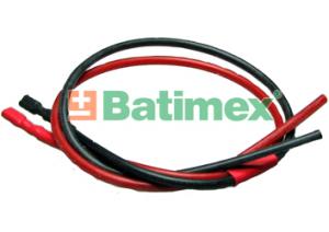 BATIMREX - Kabely baterií AGM 30 cm / 2,8 mm / 1,5 mm2