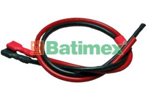 BATIMREX - Kabely baterií AGM 30 cm / 6,3 mm / 2,5 mm2