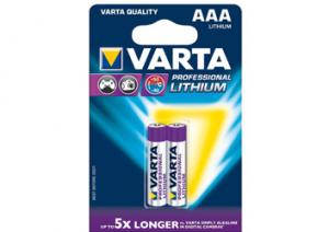 BATIMREX - Lithiová baterie AAA R03 Varta 1,5 V B2