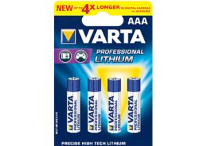 BATIMREX - Lithiová baterie AAA R03 Varta 1,5 V B4