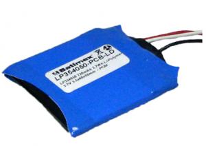 BATIMREX - LP354050 720 mAh 2,7 Wh Li-Polymer 3,7 V 3,5 x 40 x 50 mm + PCM