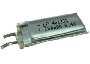 BATIMREX - LP401230 100mAh 0,4 Wh Li-Polymer 3,7 V 4x12x30 mm