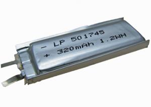 BATIMREX - LP501745 320mAh 1,2 Wh Li-Polymer 3.7V 5x17x45mm