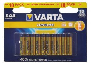BATIMREX - LR03 Varta Longlife 1,5 V AAA MN2400 B10 baterie
