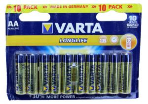 BATIMREX - LR6 Varta Longlife 1,5 V AA MN1500 B10 baterie