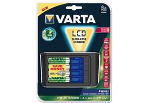 BATIMREX - Měření kapacity nabíječky LCD Ultra Fast Varta + 4xAA 2400 mAh
