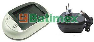 BATIMREX - Nabíječka Sanyo DB-L40 230V s výměnným adaptérem