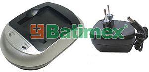 BATIMREX - Nabíjení Panasonic CGA-S303 / VW-VBE10 230V s výměnným adaptérem