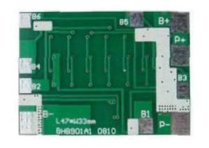 BATIMREX - PCM LiFePo4 5S 16,0 V 16,5 V 7A 47 x 33 x 4 mm