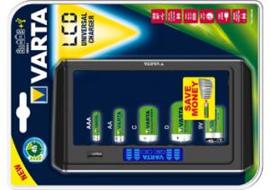 BATIMREX - Univerzální nabíječka LCD LCD Varta AAA AA CD
