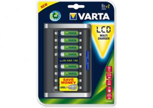 Varta LCD Multi 8 x AA R6 AAA R03 NiMH nabíječka