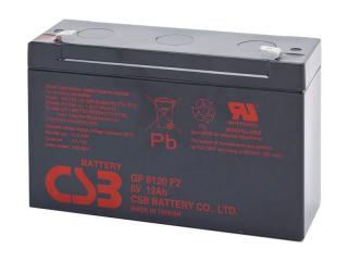 CSB 6V 12Ah GP6120 F2