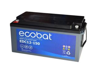 Ecobat Trakční baterie EDC12-150, 160Ah, 12V